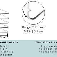 chrome 5 tier suit  hangers, chrome tier suit hangers, detachable design, closet spice hangers, chrome hangers available in canada, Canadian brand of clothes hangers storage and organization