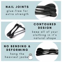 black coat hangers, black wood hangers, black hangers, black wooden hangers wholesale, black wooden coat hangers, black wooden suit hangers, black coat hangers wooden, black non slip hangers, black extra wide wooden hangers, black extra wide shoulder hangers, black wide suit hangers, black extra wide hangers, black suit hangers canada, black wide shoulder hangers