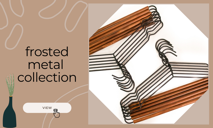 Frosted Metal Hangers