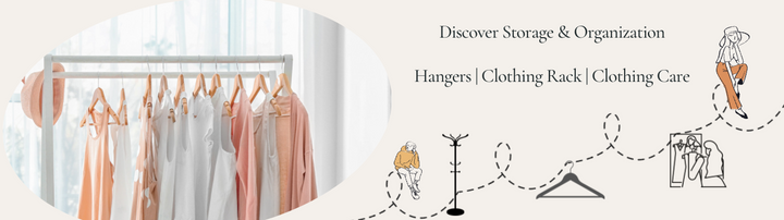 Proman Products KSC9041 Kascade Wooden Hangers 50 Pack, Unique Ring Design, Space Saving Pants Clothes Hanger with Pants Locking Bar and Shoulder