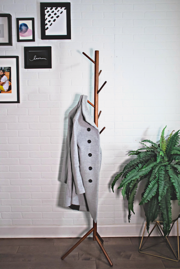 Closet Spice Coat Racks  Wooden Coat Stand with Hooks