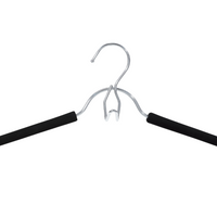 chrome shirt hangers, chrome blouse hangers, metal shirt hanger