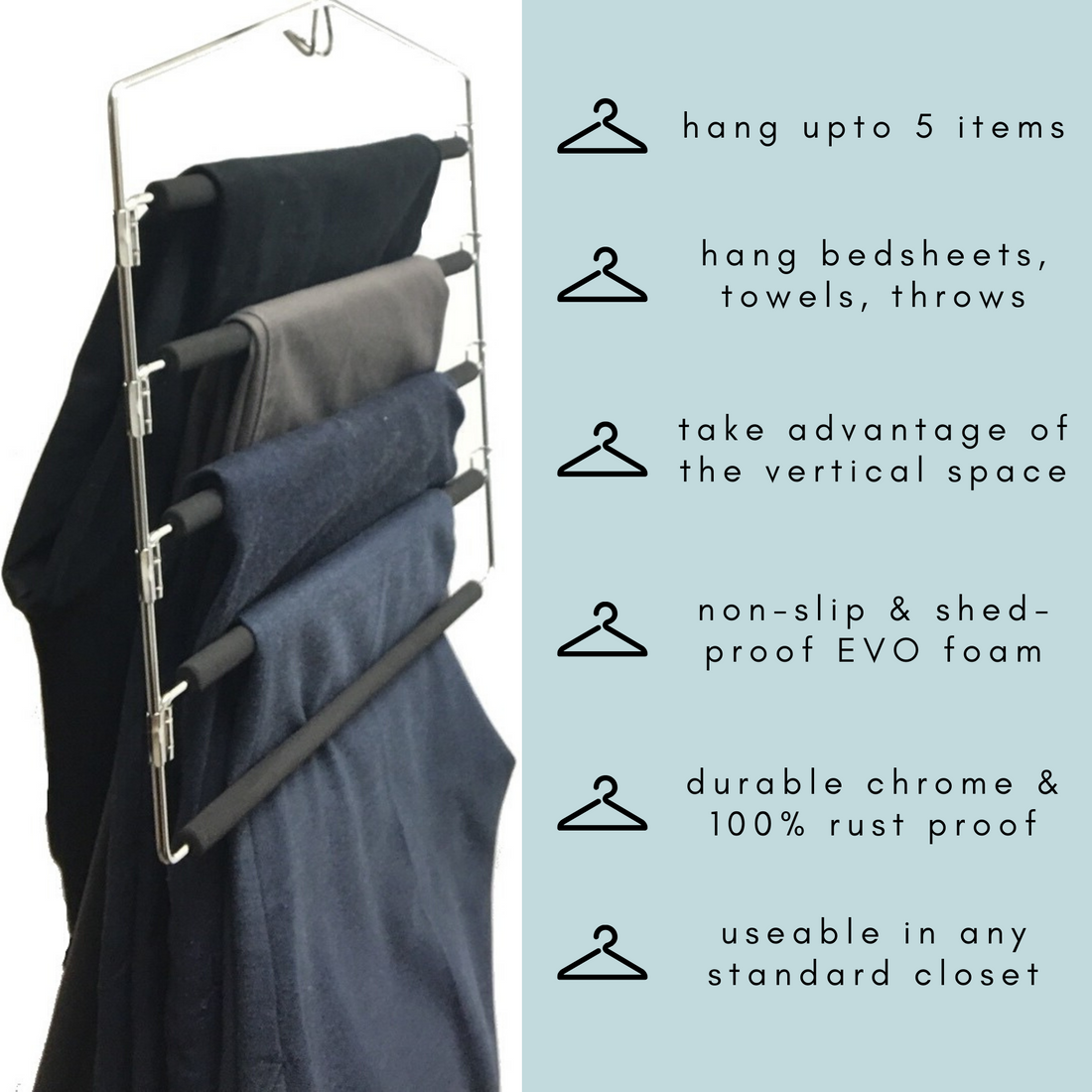 China Premium Wooden Space Saving Multi Pants Hangers 4Tier for Trouser  Jeans Scarf Manufacture and Factory  Lipu